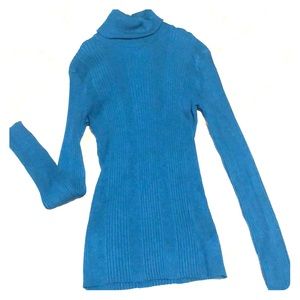 Teal Turtleneck